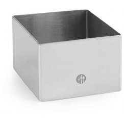 Kvadratinine konditerijos vorma pirukitele ja ubikvitu 80x80x(H)45mm Hendi 512173