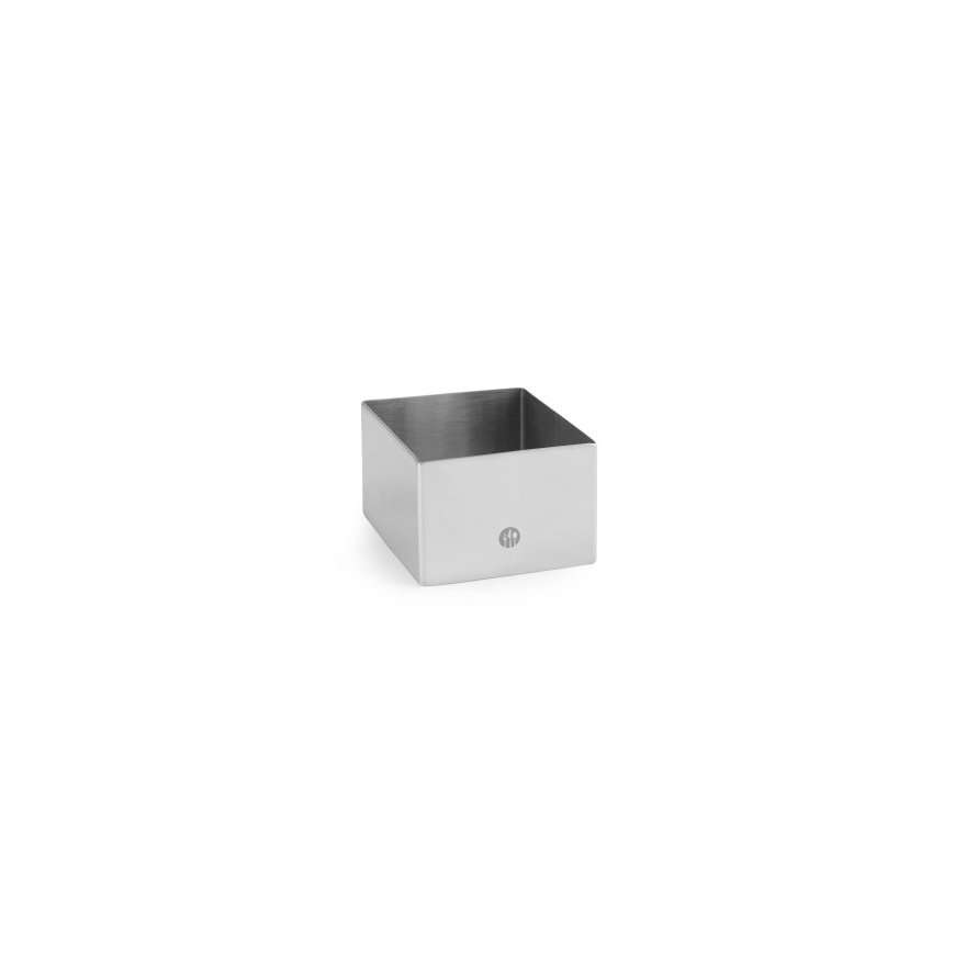 Neliömäinen leivontavuoka kakuille ja annoksille 80x80x(H)45mm Hendi 512173 – 2
