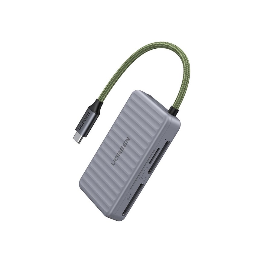 UGREEN CM868 USB-C kaardilugeja 2xSD1xTF 170MB/s (hall)