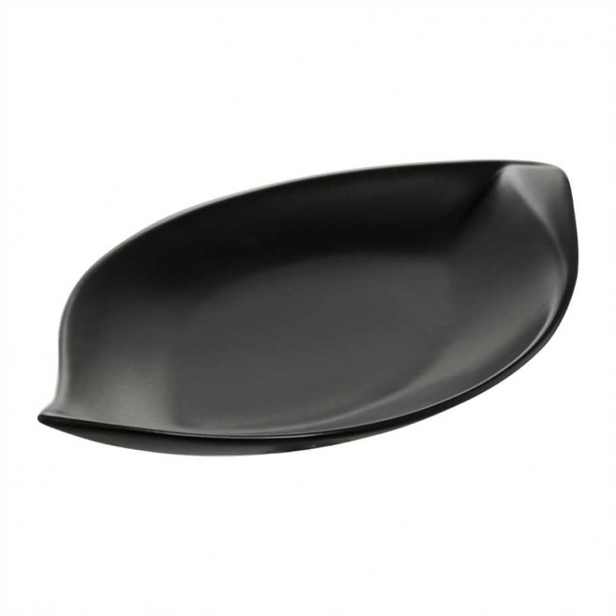 Salsa Boat Platter 22 x 13 cm Black AMBITION