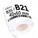 Etiketid B seeria Niimbot 40x60 mm 125 tk valged