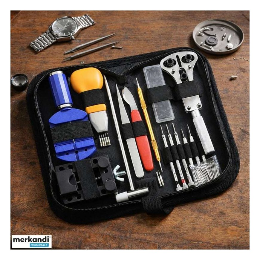 Lean Watch Repair Kit, Professional Tool Case, 147 pcs.