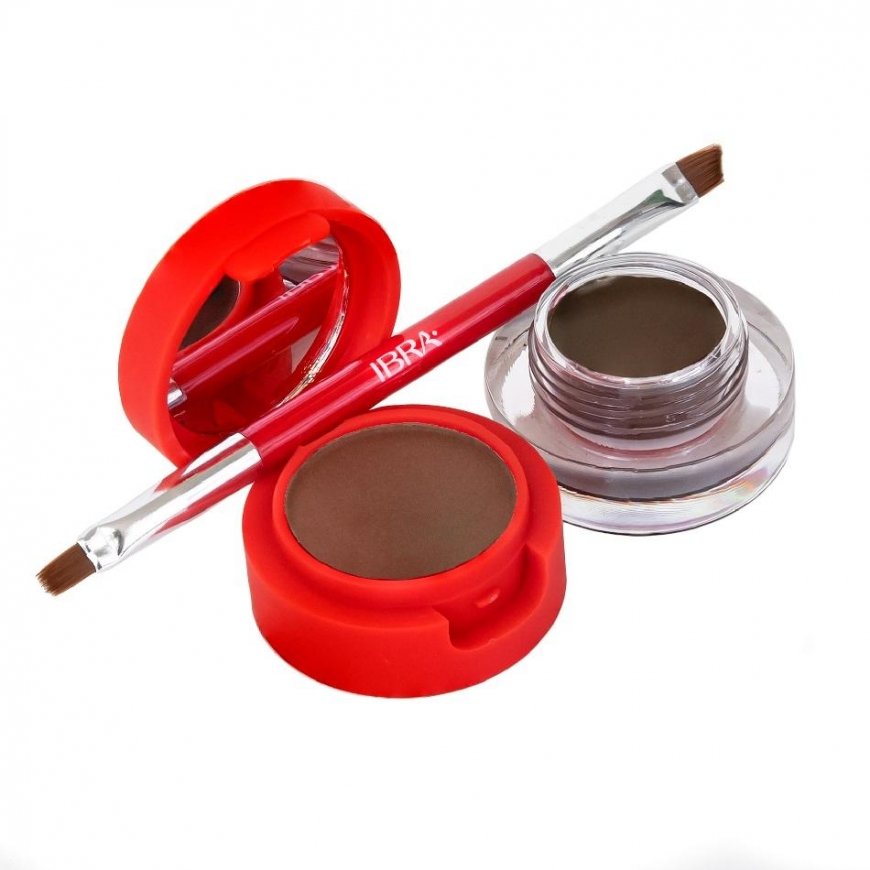 Ibra Eyebrow Pomade & Powder Dark Chocolate, 7 g