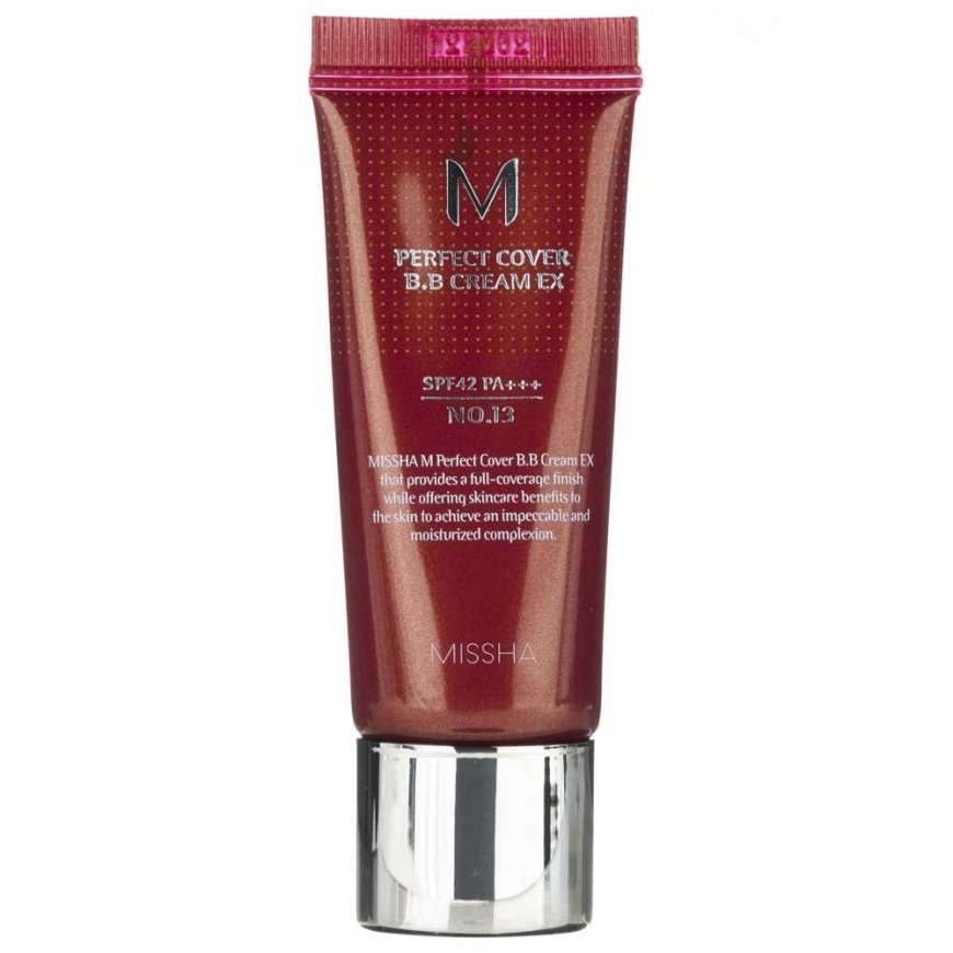 Missha M Perfect Cover BB Cream 13 Bright Beige SPF42/PA+++ BB крем, 20 мл