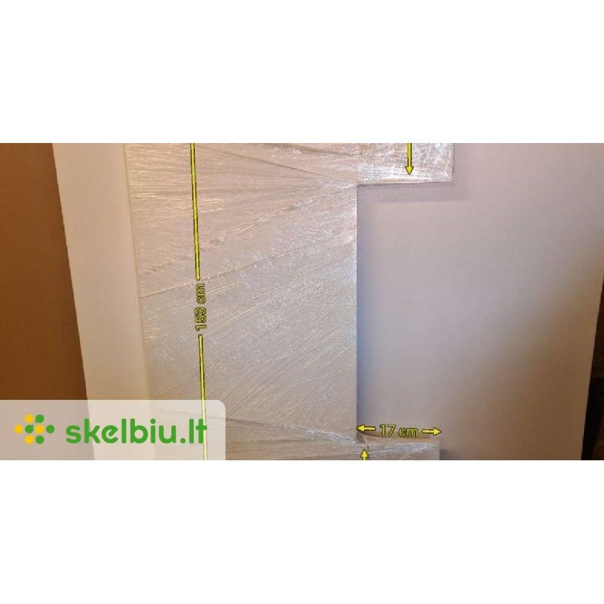 Spacetronik MDF countertop painted by hand 160x80x2.5 in cashmere color – 2