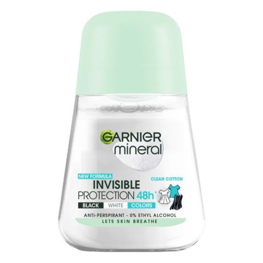 Garnier Mineral Invisible Protection Clean Cotton, 50 ml