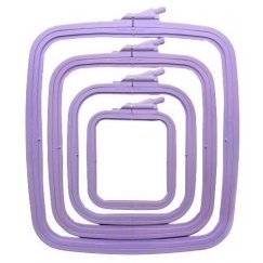 Nurge Kvadratinis (stačiakampis) plastikinis lankelis 25x28 cm (alyvinine) 170-14LI