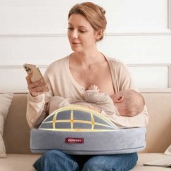 MOMCOZY EKSKLUZĪVAIS ATMIŅAS PUTU MAITINĀŠANAS PADUSI, Pelēks