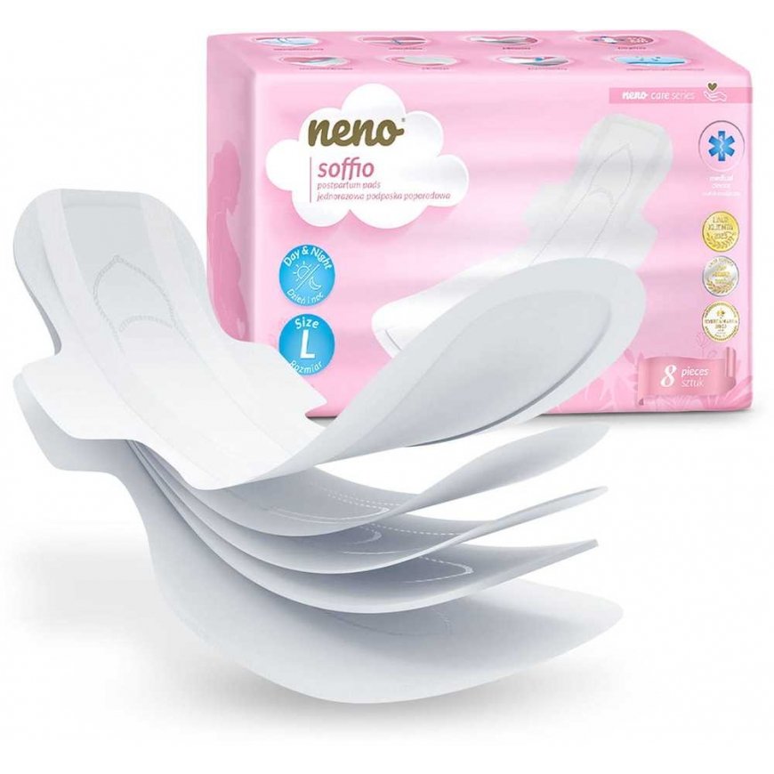 Neno Soffio - vienreizējie piedurknes pēc dzimšanas, 8 gab.