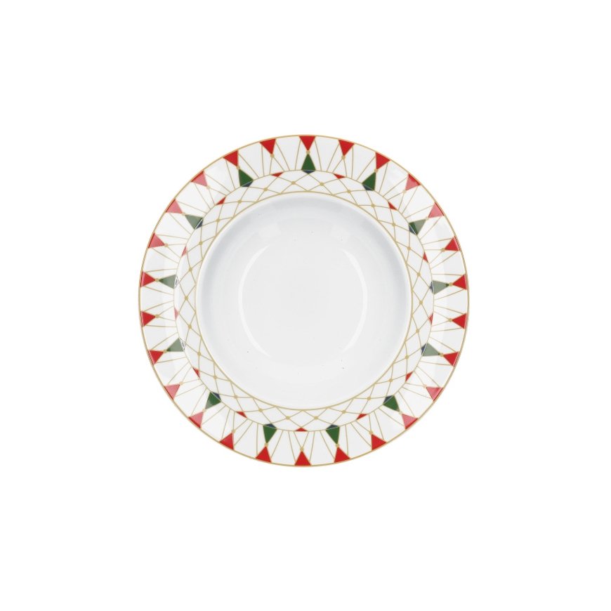 ROSE&TULIPANI CHRISTMAS CAROUSEL Soup Plate 24 cm