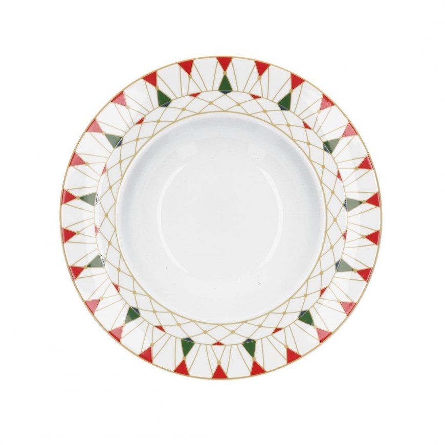 ROSE&TULIPANI CHRISTMAS CAROUSEL Soup Plate 24 cm – 2