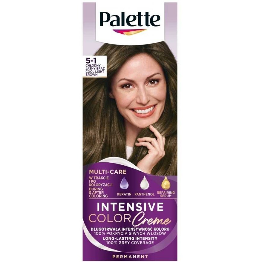 Intense Colors Cream Palette 5-1 Cool Light Brown – 2