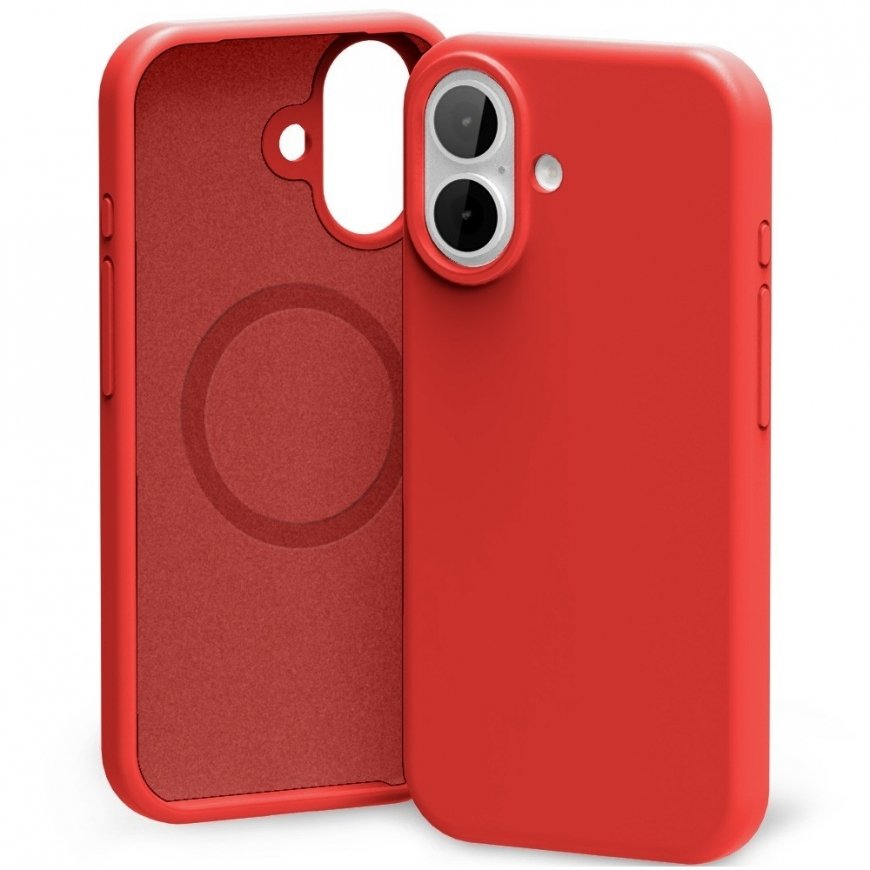Mercury Pure Magsafe Silicone Case for Apple iPhone Air Red