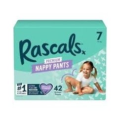 Rascal And Friends RASCALS training pants, size 7, 17 kg+, 42 pieces.