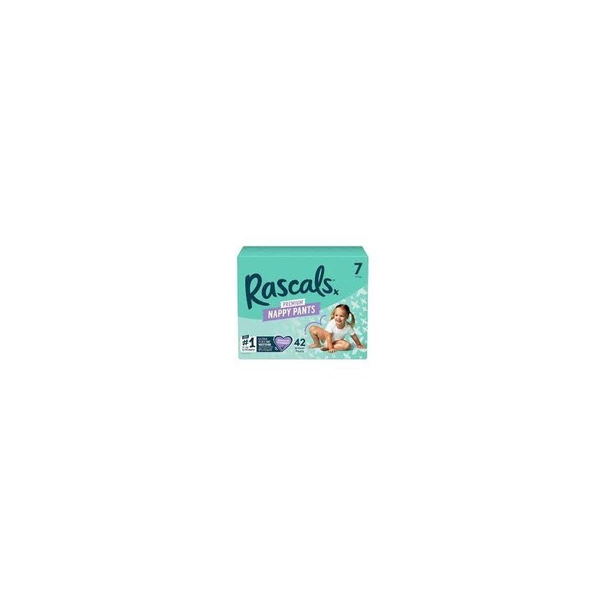 Rascal And Friends RASCALS training pants, size 7, 17 kg+, 42 pieces.