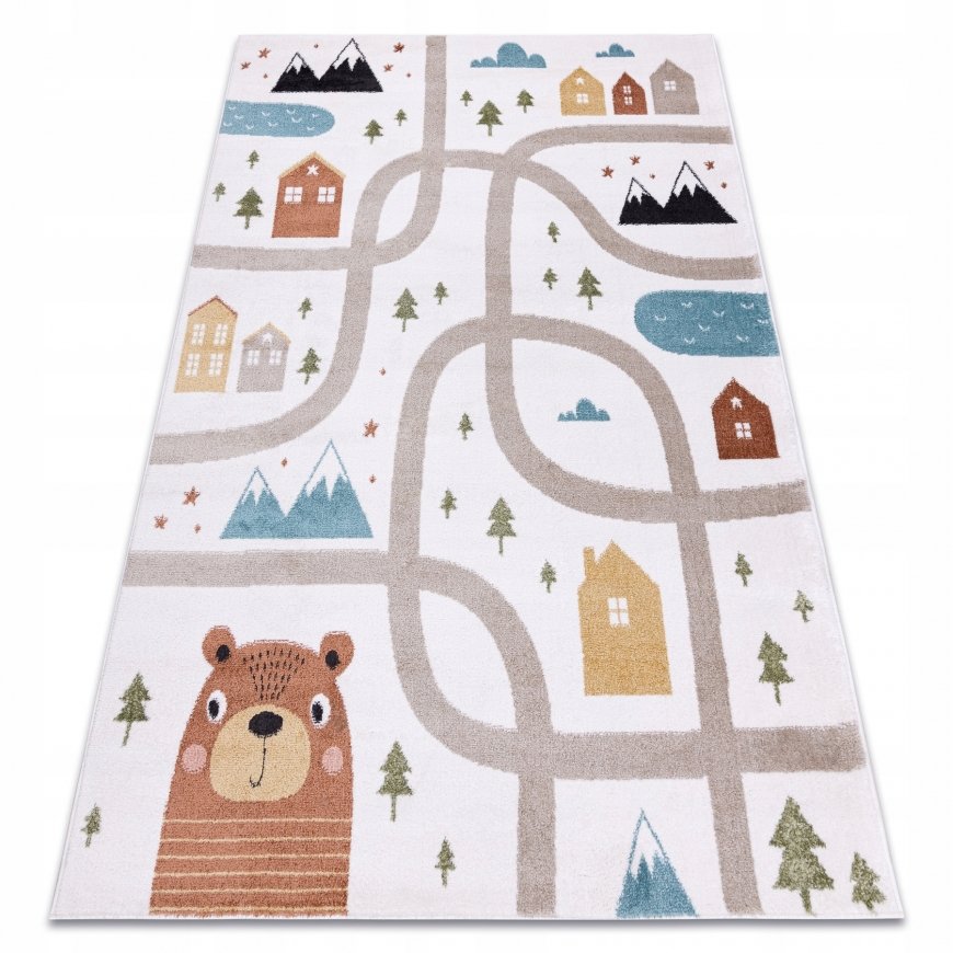 Kilimēlis BEO POLAR krēmkrāsā 80x150 Hakano