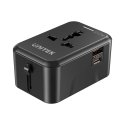 UNITEK P1120ABK01 maitinimo kištukų adapteris Universalus Juoda UNITEK P1120ABK01 maitinimo kištukų adapteris Universalus Juoda