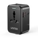 UNITEK P1120ABK01 pistorasia-adapteri Universaali musta UNITEK P1120ABK01 pistorasia-adapteri Universaali musta