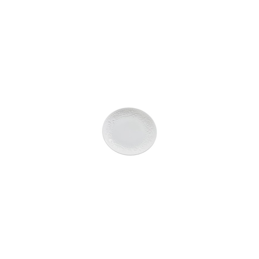 Desertinė lėkštė Homla SYLIA Balta Ornament, 21 cm – 2