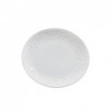 Homla SYLIA White Ornament Dessert Plate, 21 cm Homla SYLIA White Ornament Dessert Plate, 21 cm