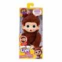Cobi interaktīvā maskotka little live pets - mini pērtiķis chikki cherry Cobi interaktīvā maskotka little live pets - mini pērtiķis chikki cherry