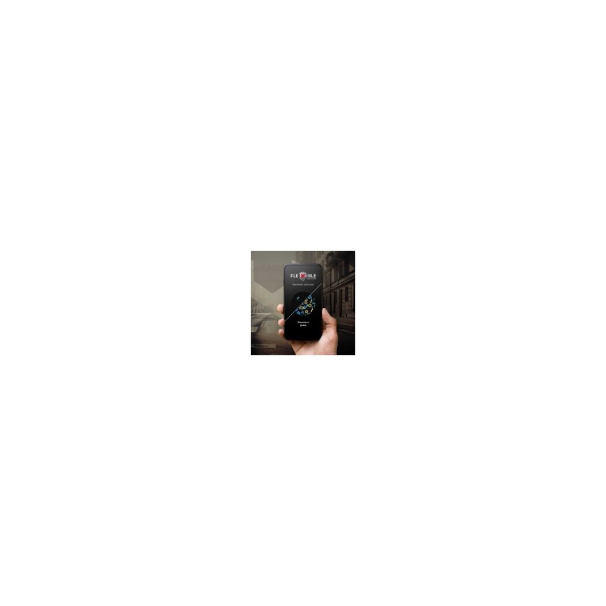 Forcell Flexible Nano Glass 5D для Samsung Galaxy S24 Ultra черный (горячая сгибка) с работающим сканером отпечатков пальцев