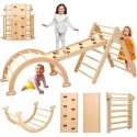 CLASSIC WORLD EDU Puiset leikkipaikka XL Montessori kiipeilytikasetti CLASSIC WORLD EDU Puiset leikkipaikka XL Montessori kiipeilytikasetti