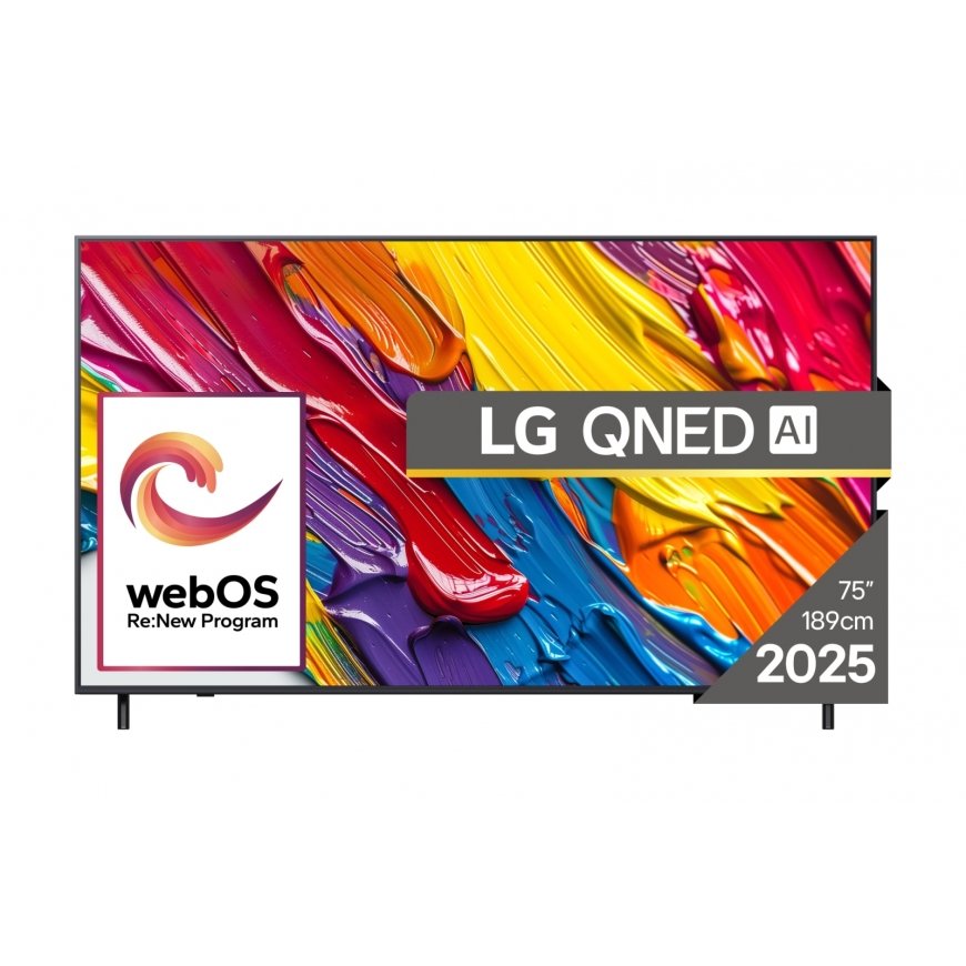 LG QNED 75QNED82A3B televizors 190,5