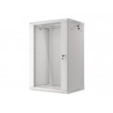 Lanberg WF01-6418-10S телекоммуникационная стойка 18U Монтируемая на стену стойка Серый