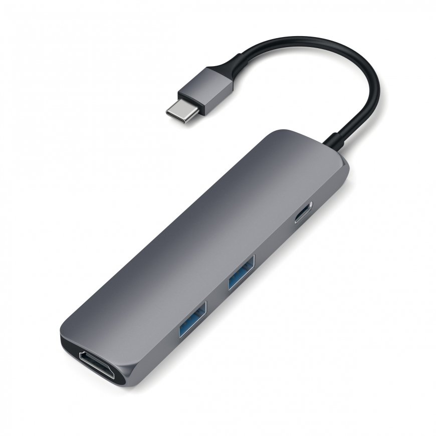 Satechi ST-CMAM laptop dock/port replicator USB 3.2 Gen 1 (3.1 Gen 1) Type-C Grey – 3