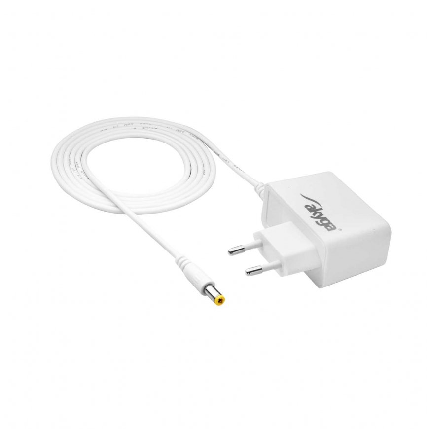Akyga AK-PD-04 toiteadapter ja vaheldi Hoonesisene 3,3 W Valge