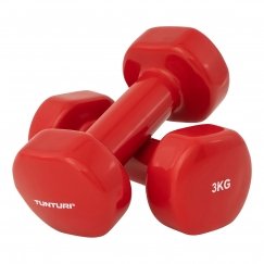 Tunturi 14TUSFU111 dumbbell Fixed-weight dumbbell 3 kg 2 pc(s)