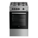 Beko FSG52020FX Pastatoma viryklė Dujos Dujinė Nerūdijančiojo plieno Beko FSG52020FX Pastatoma viryklė Dujos Dujinė Nerūdijančiojo plieno