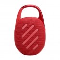 JBL Clip 5 Kannettava monokaiutin Punainen 7 W JBL Clip 5 Kannettava monokaiutin Punainen 7 W