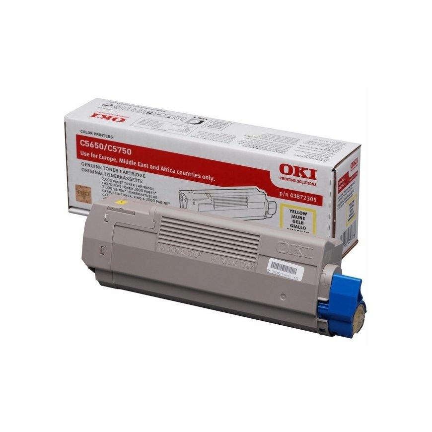 OKI 43872305 tonera kārtridžs 1 pcs Oriģināls Dzeltens
