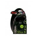 FLEXI Smycz automatyczna Black Design S 5 m czarny FLEXI Smycz automatyczna Black Design S 5 m czarny