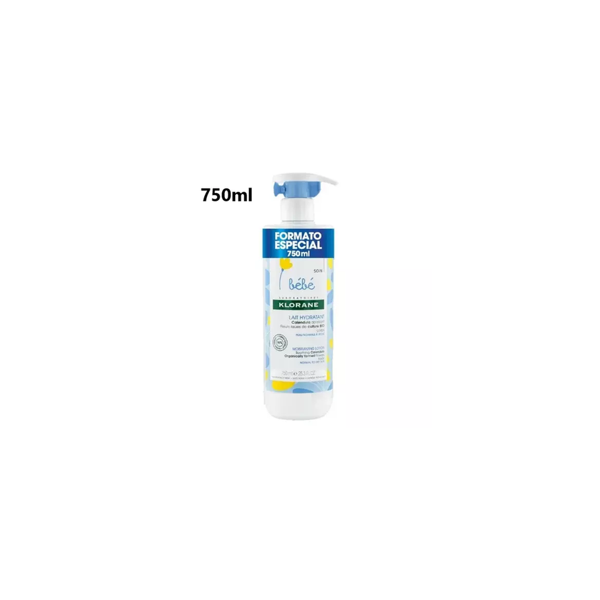 Klorane, Bebe, Calendula, Moisturising, Body Milk, 750 ml