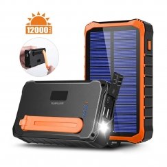 4smarts 456633 akupank Liitiumpolümeer (LiPo) 12000 mAh Must, Oranž