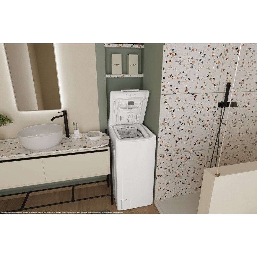 Candy TCA273D3-S skalbimo mašina Pakraunama iš viršaus 7 kg 1151 RPM Balta – 5