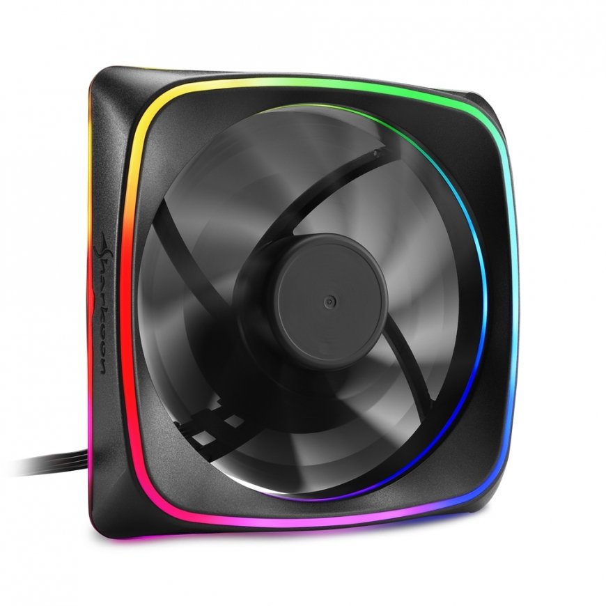 Sharkoon RGB SHARK Lights Корпус компьютера Вентилятор 12 cm Черный – 2