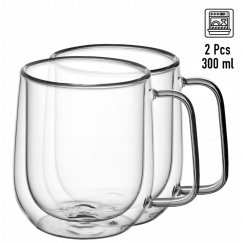 Kamille 9007 2 kpl kaksoiseostettua lasimukia, 300 ml