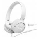 JBL Tune 520C USB-C Kõrvaklapid Juhtmega ühendatud Peavõru Kõned/muusika USB tüüp-C Valge JBL Tune 520C USB-C Kõrvaklapid Juhtmega ühendatud Peavõru Kõned/muusika USB tüüp-C Valge