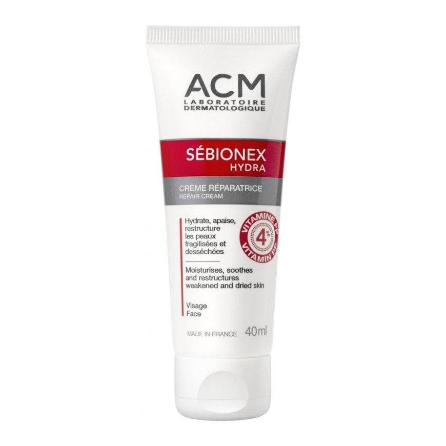 Laboratoire ACM Sebionex Hydra Remontuojantis Kremas Veidui, 40 ml