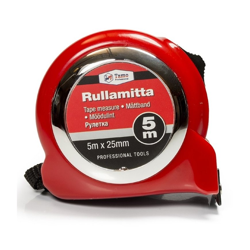 Tamoline Tape Measure, 5m x 25mm, magnet