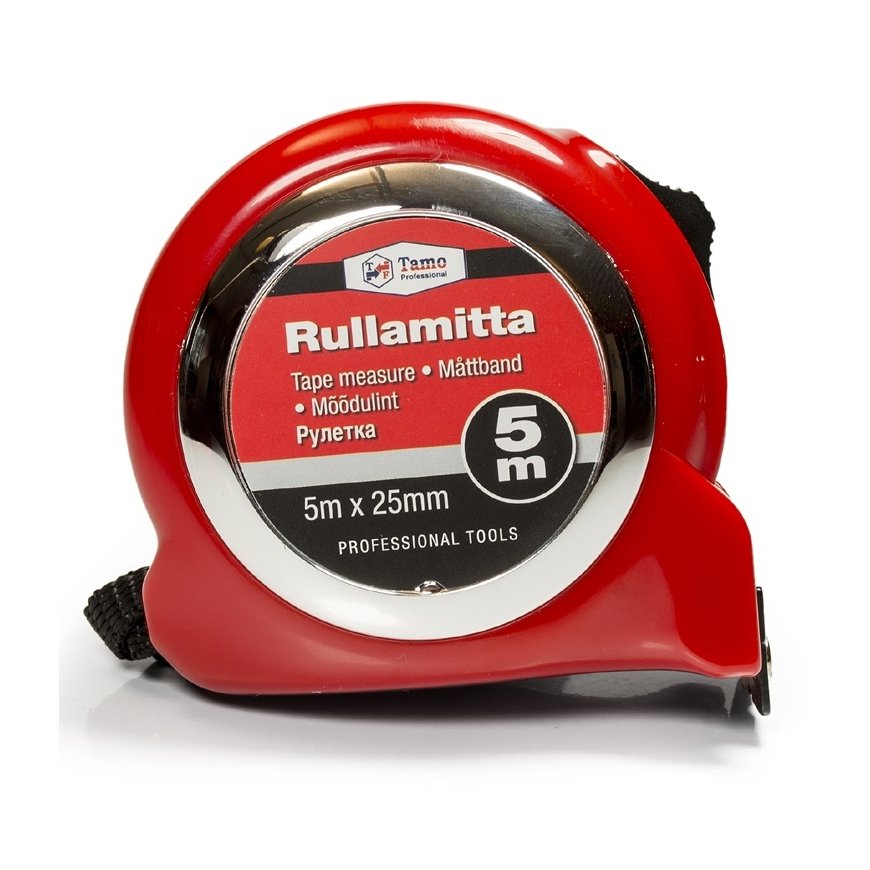 Tamoline matavimo juosta, 5m x 25mm, su magnetu – 2