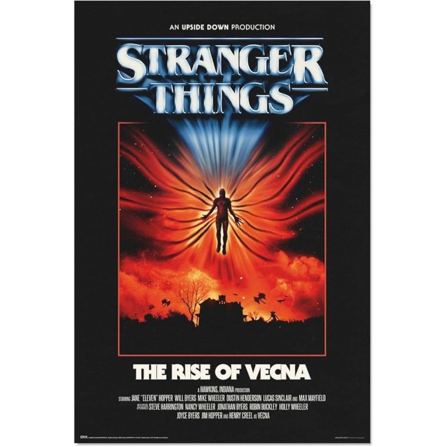 ERIK Stranger Things Vecna tõus poster – 2