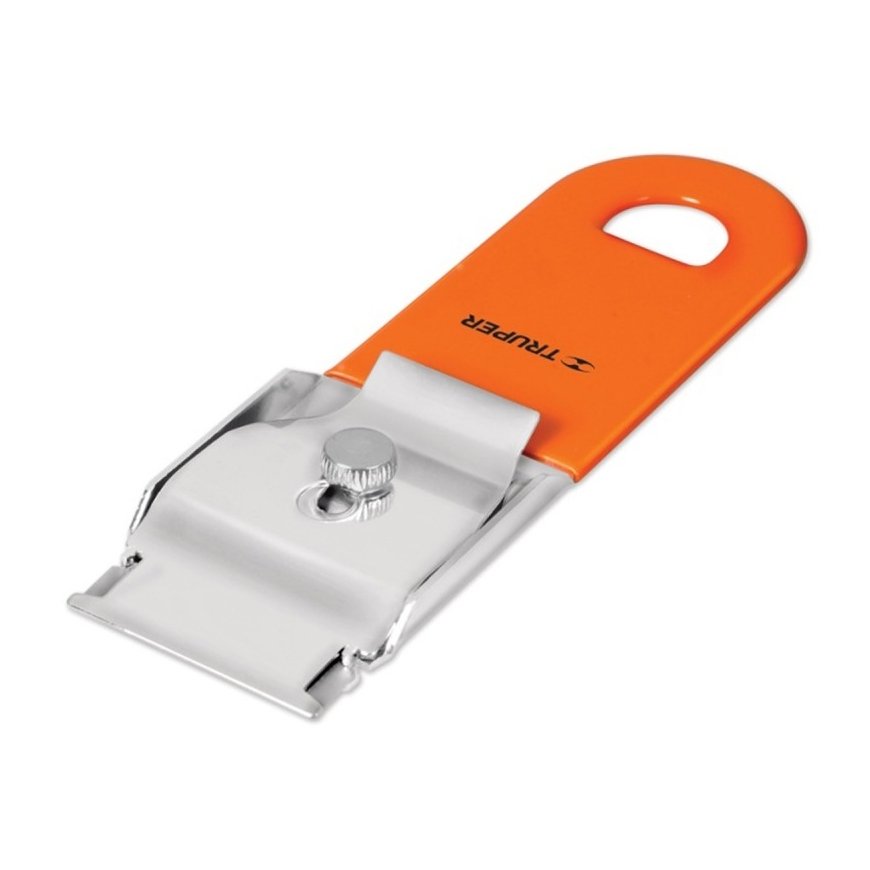 Glass scraper. SK5 steel blade. Rubber handle Truper® – 2