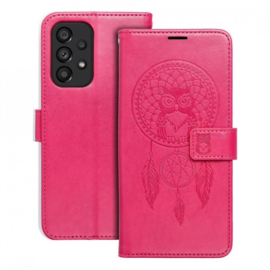Oem MEZZO knygos dėklas skirtas Samsung Galaxy A53 5G dreamcatcher magenta