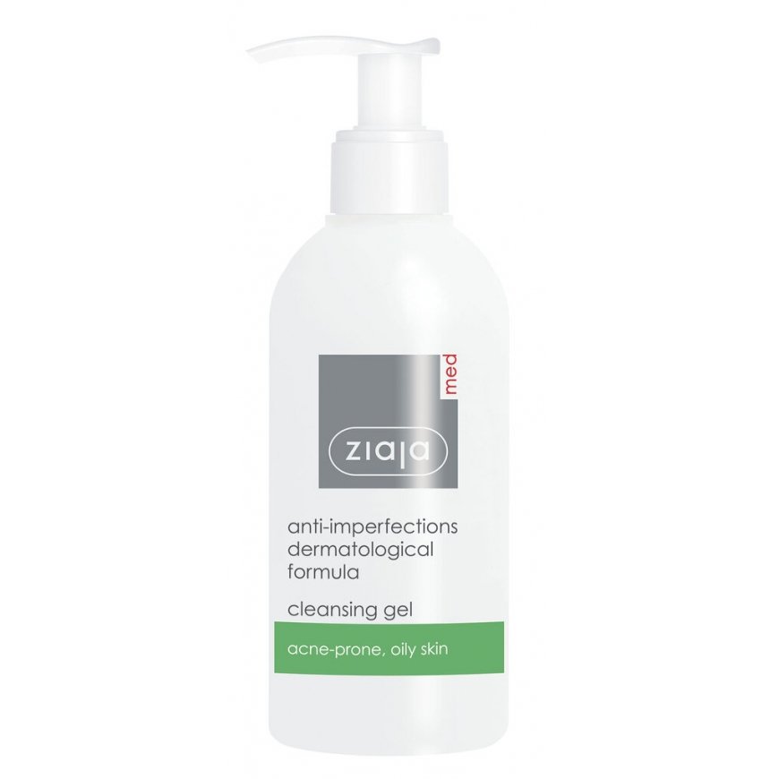 Ziaja Med Acne Treatment micelinis valomasis gelis moterims, 200 ml – 2