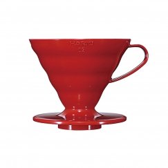 Hario V60-02 punainen muovinen tiputin